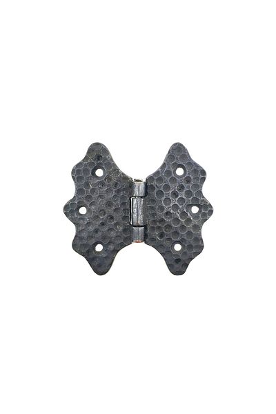 MBB ETİCARET Antique Style Decorative Brass Butterfly Hinge - 92 mm, Oxide