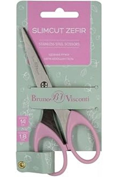 Mu Art Ahşap Bruno Visconti Scissors "Slimcut Zefir" 14 cm 60-0017
