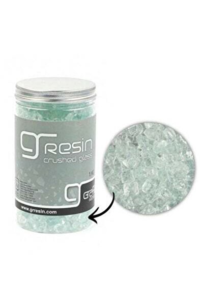 Graffiti Resin كسر زجاج ابيض خشن 1كغ