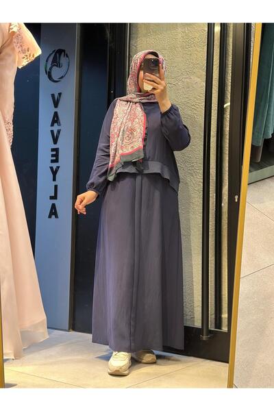 Vaveyla LACİVERT SPOR ELBİSE