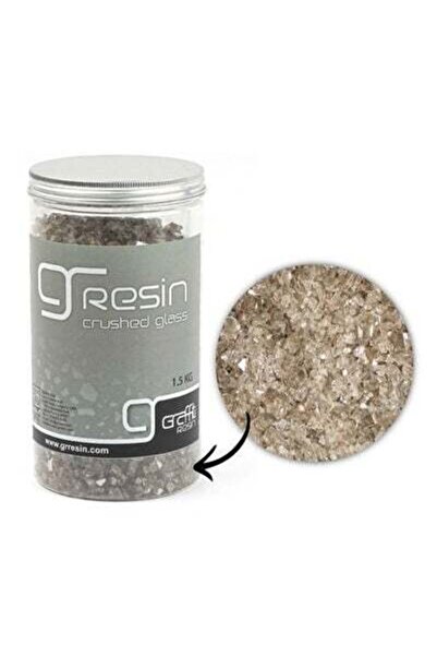 Graffiti Resin كسر زجاج عسلي ناعم 1.5كغ