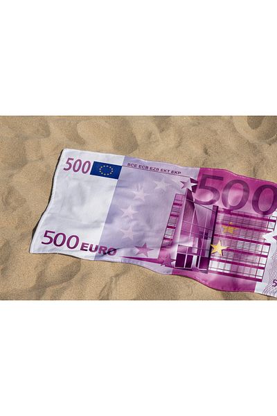 Home 3D Digital Euro Printed Beach Towel