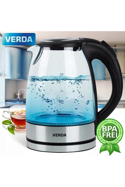 ORYX Cordless Electric Glass Kettle Perfect for Coffee, Tea, and Instant Meals! 1.7 L 2200W SN0617L