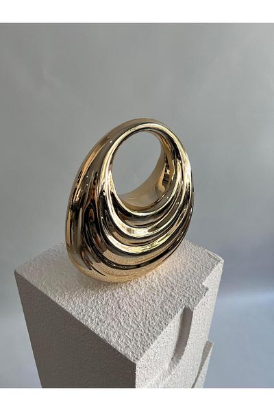 Mia Collection Βραδινό Φόρεμα Forza Μοντέλο Τσάντα αρραβώνων Χρυσή
