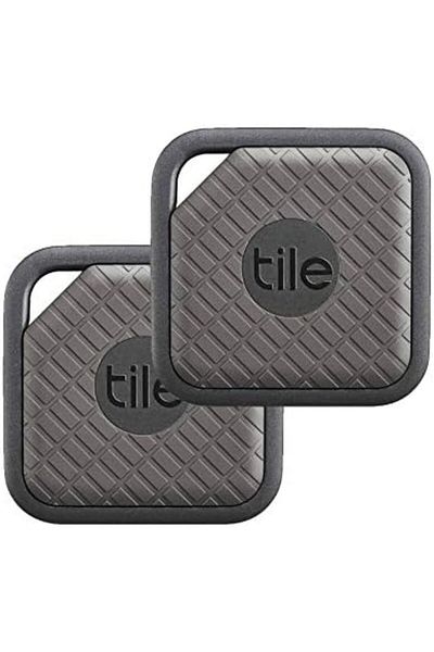 Tile Pro Sport Bluetooth Tracker - Grey, 2 pack