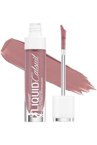 WET N WİLD Megalast Liquid Catsuit High Shine Lipstick, Send Nudes, 0.2 Ounce