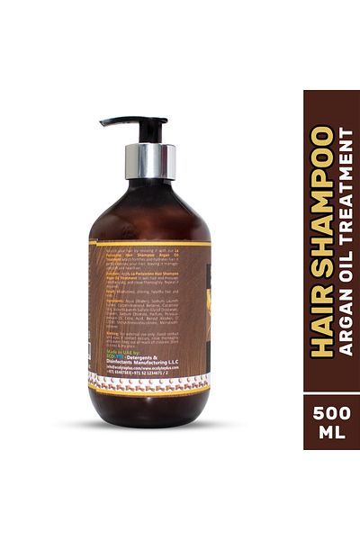 ECOLYTE+ La Parisienne Premium Luxury Shampoo, Repair & Shine, Men & Women - (Argan Oil Treatment, 500 ml)