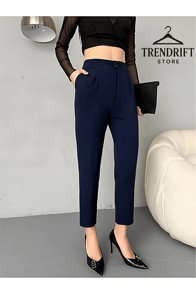 Rift Jeans Carrot Leg High Waist Elastic Women's Trousers