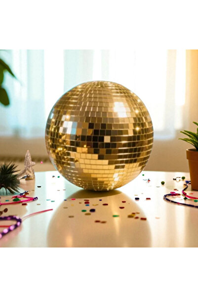 ÇİLEKHOMEAVM Disko Topu 20 Cm - Yüksek Kalite Profesyonel Disko Topu - Ev Dek...