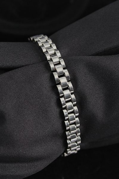 callerrons accessories Cord Model Silver Color Men's Bracelet - Ebj250705W36431
