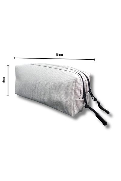 uzaktangelir Quality Affordable 2 Compartment White Glitter Pen Holder