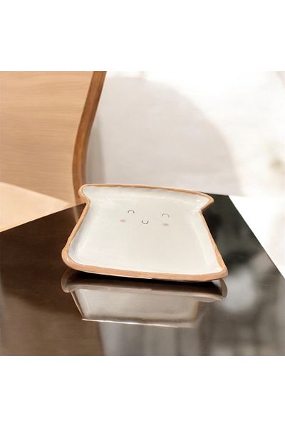 HAB TRADE Toast Shaped Toast Presentation Plate