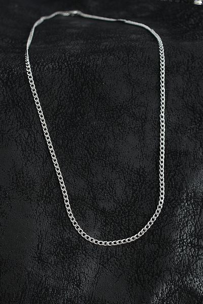 Clariss 316L Steel Thin Classic Chain Model Silver Color Men's Necklace
