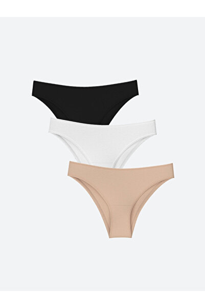 LC Waikiki Düz Brazilian Külot 3'lü Paket