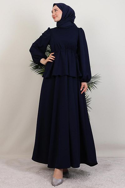 GİYZAMİLA Sümeyra Hijab Φόρεμα Navy Blue