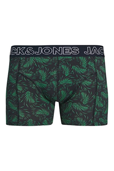 Jack & Jones J&J Jaccanvey Boxer Trunks 3 Pack Light Blue Navy Blue