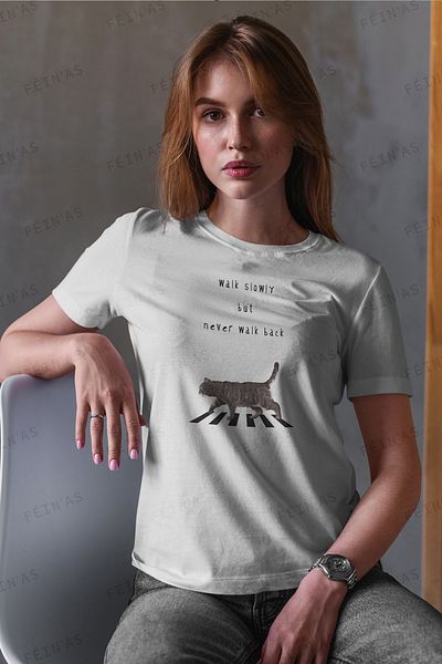 feinas Γυναικείο Tshirt - Μην περπατάς πίσω