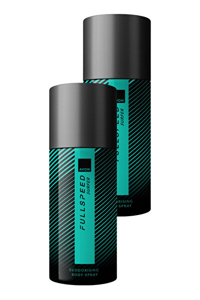 AVON Full Speed Surfer Erkek Sprey Deodorant 150ml İkili Paket