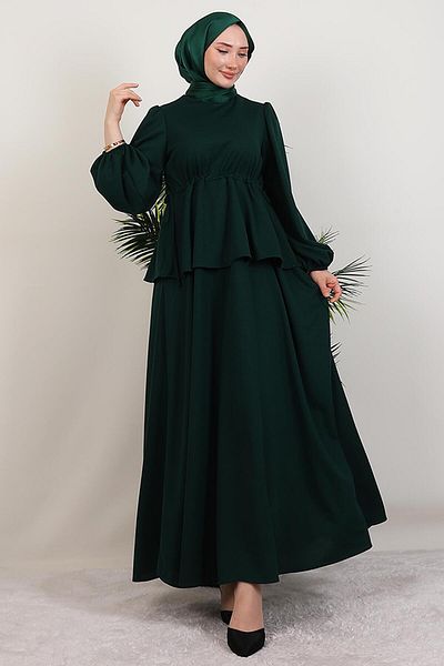 GİYZAMİLA Sümeyra Φόρεμα Hijab Emerald