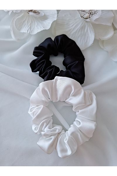 İPAR AKSESUAR 2-Pack Satin Fabric Rubber Buckle