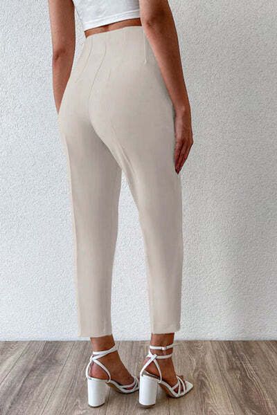 StreetWear Outlet Women's High-Waisted Cropped Pants