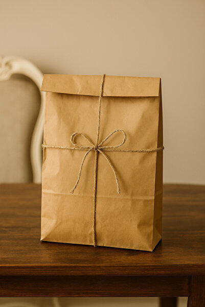 Dekals 5 Adet Mega Boy Körüklü Kraft Hediye Kutusu Dik Duran Tabanlı Kraft He...