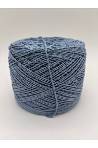 kumasfabrik (200GR) Ață de tricotat manuală din bumbac/Ață de perforare/Ață de motiv/Ață Amigurimi-Albastru aerian