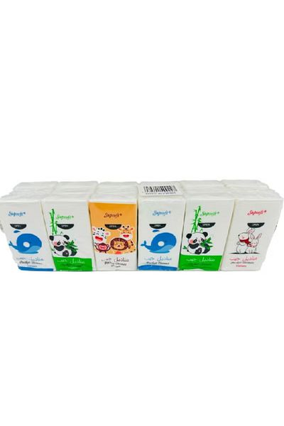 RAHALIFE HOME SOLUTION Mini Tissue Pack – 18 Compact Packs (20 x 20 cm), Soft & Portable Tissues for Travel & Daily Use