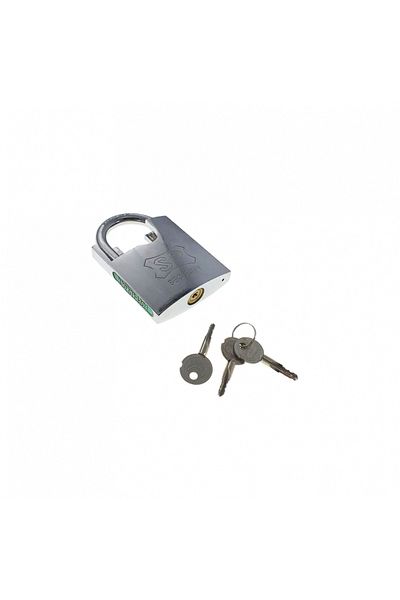 flores Top Pad Lock metal padlock, with Anti-Burglary protection, 75mm, 697g, with 3 keys