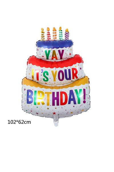 OEM Balon Aniversare, 102 x 62 cm