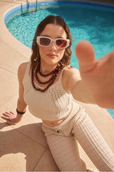 Buly Askili Ajurlu Knitwear Top