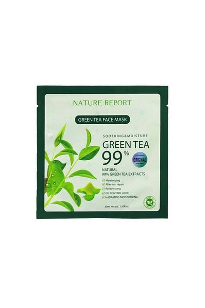 NATURE REPORT Nature Report Green Tea Face Mask 30ml