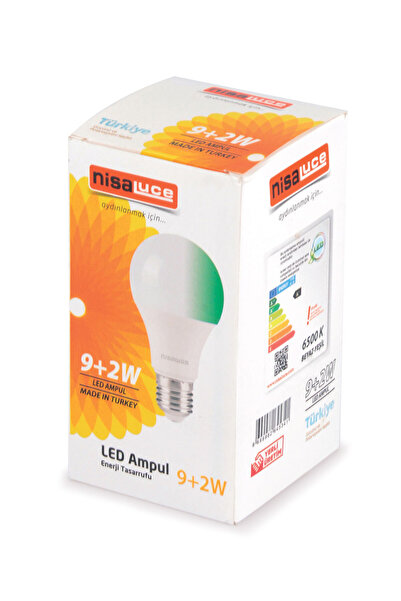 NisaLuce 9+2W LED AMPUL 6500K + 3200K