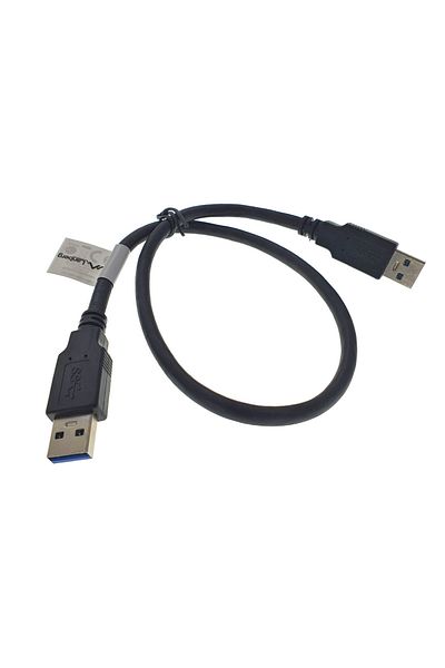 Lanberg USB 3.0 Male to USB 3.0 Male Cable, 42777, Length 50 Cm, Black