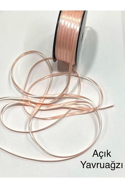 karantuhafiye Satin Ribbon / 5 mm / 1 Ball (90-100 Meters)