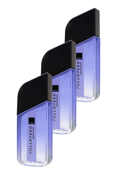 AVON Full Speed Quantum Erkek Parfüm Edt 100ml Üçlü Paket