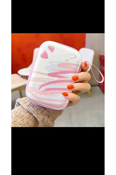 EMKSHOP Taşınabilir Kullanışlı Şarj Aleti Veri Kablosu Kulaklık Saklama Çanta...