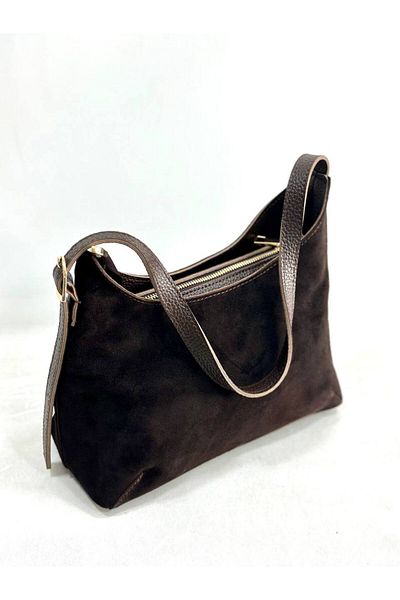 çkn sedat çakan çanta & fular & aksesuar Suede Leather Bag Women Shoulder Handbag