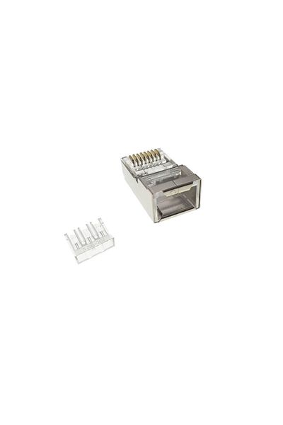 Lanberg Shielded FTP RJ45 8p8c cat6 plug with positioning guide