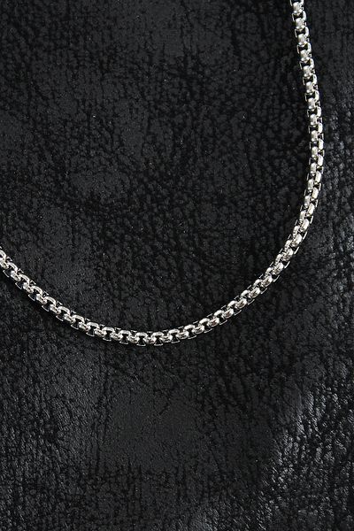 norsary 316L Steel Braided Chain Model Silver Color Men's Necklace