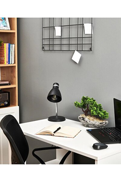 NisaLuce Dekoratif Masa Lambası ( E27 ) Siyah