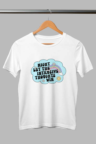giftkonsept قد يسمح للأفكار المتسلقة بالفوز تي شيرت أبيض للجنسين مطبوع عليه م...