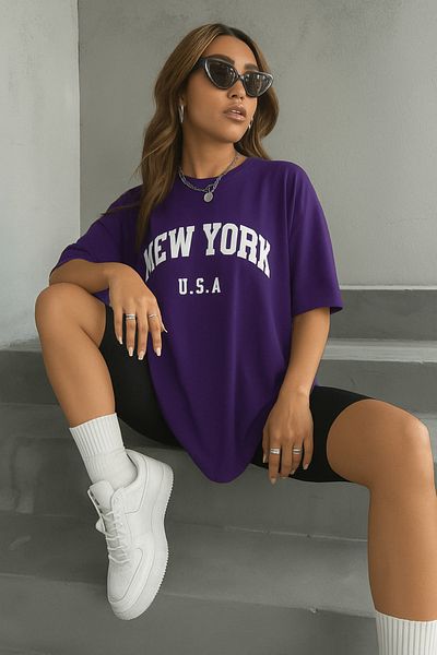BENROMA 1 tricou este un cadou pentru achiziții de 6 și mai sus în coș - Tricou imprimat supradimensionat