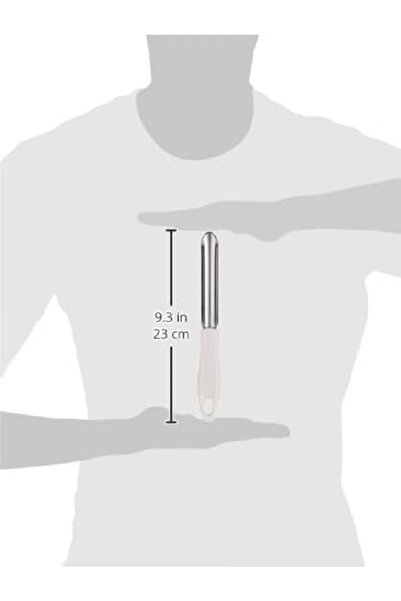 TESCOMA Zucchini Corer Presto Multi-Colour – Stainless Steel Vegetable Core Remover Tool 27x5.5x1.7cm