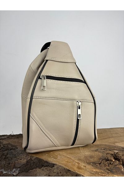özdemirler deri Genuine Leather Small Monkey Bag, Women's Backpack, Shoulder Bag