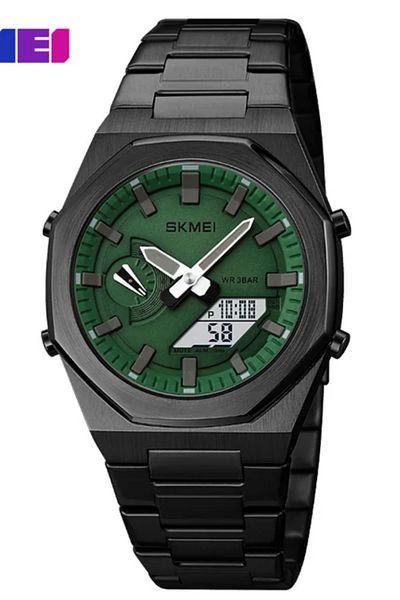 Skmei 1816 Black Multifunction Classic Men's Wrist Watch