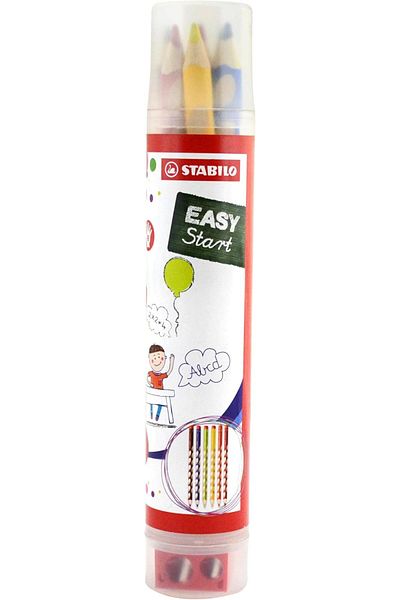Mena Rise Şirinshop Easycolors - Ergonomic Dry Crayons - 6 Color Tubes - Right 1108107