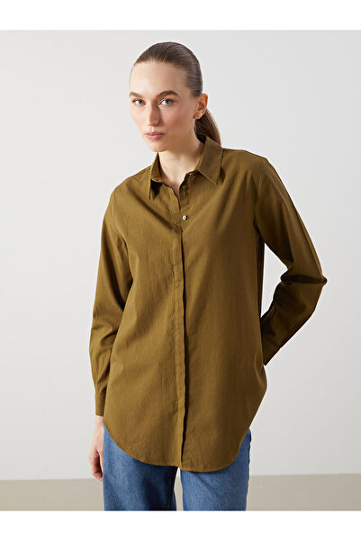 LC Waikiki Νέα σεζόν Duz γυναικείο πουκάμισο τουνίκ - S5KU92Z8