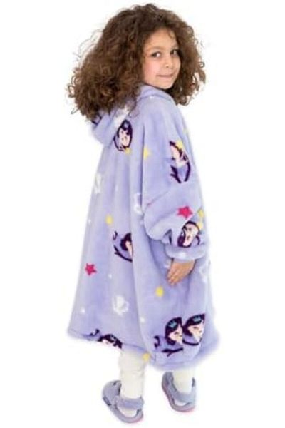 Mena Rise Şirinshop Moo Soft Cuddles Wearable Children's Blanket (Little Mermaid) 1108107