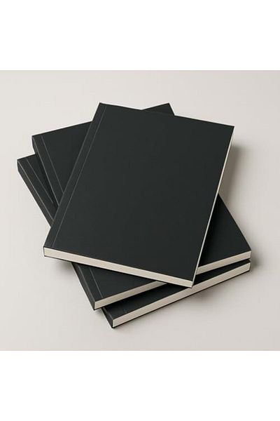 Mena Rise Şirinshop Promotion American Hardcover, A5 Line Notebook, 64 Sheets, 90 Gr. Ivory Paper, Office Interior
